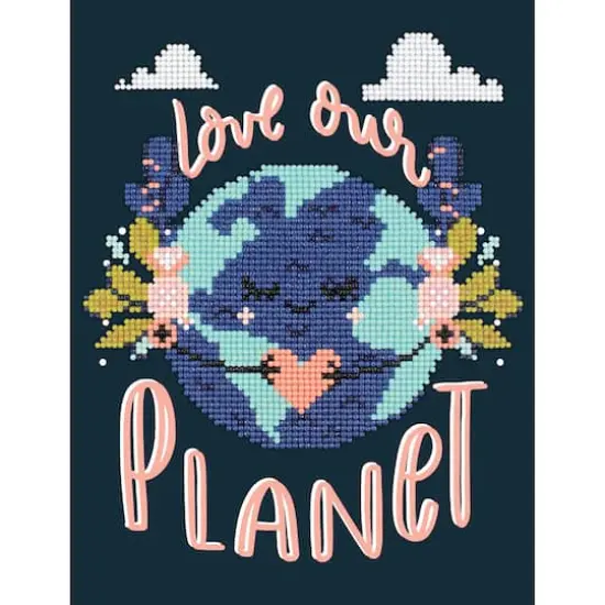 Camelot&reg; Dots Love Our Planet Diamond Painting Kit {1}