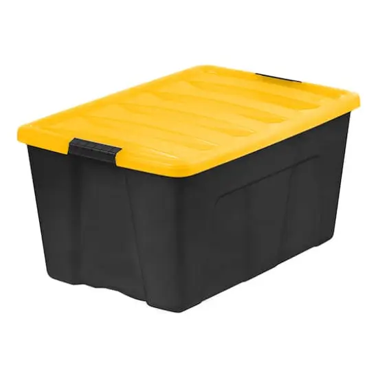 Iris&reg; 94 Qt. Yellow, Plastic Storage Bins, , 3 Ct {3}