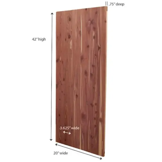 Household Essentials Cedar Fresh 42" x 20" Cedar Panels for Closet, 2ct. {7}
