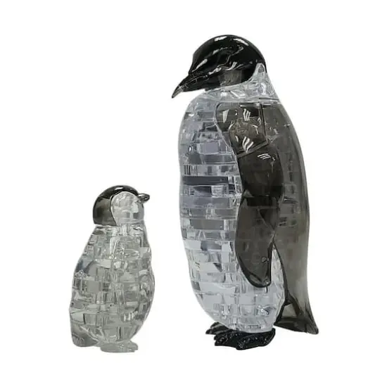 BePuzzled&reg; Original 3D Crystal Puzzle&trade; Penguin & Baby 43 Piece Puzzle {1}
