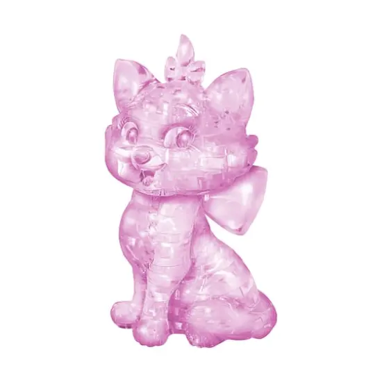3D Crystal Puzzle - Disney Marie (Pink): 45 Pcs {1}