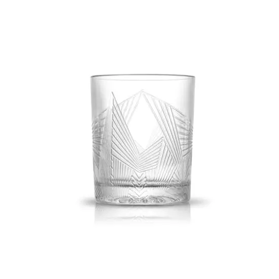 JoyJolt&reg; 10oz. Gatsby Art Deco Whiskey Glass Set, 6ct. {4}