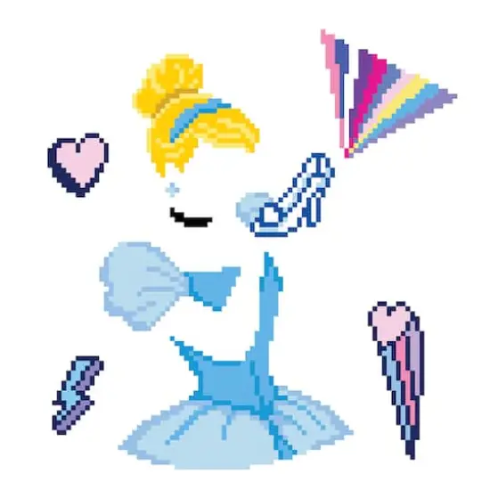 Camelot&reg; Dots Intermediate Cinderella Kind POW-ER Dotz Box Diamond Painting Kit {3}