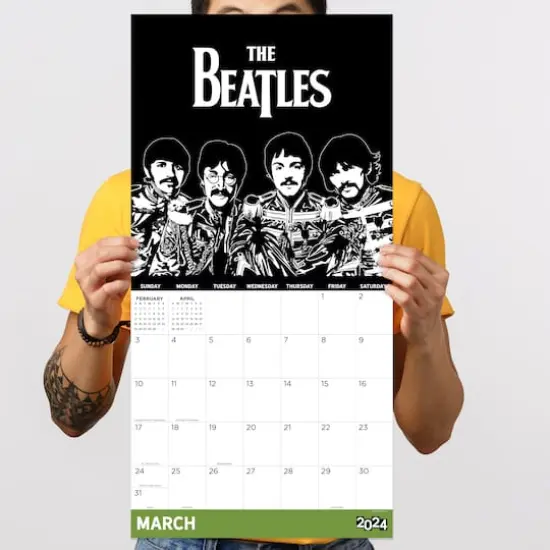 TF Publishing 2024 The Beatles Wall Calendar {6}