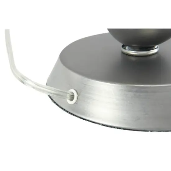 Hello Honey® 33" Metal Table Lamp with Glass Middle Vintage Pewter {4}