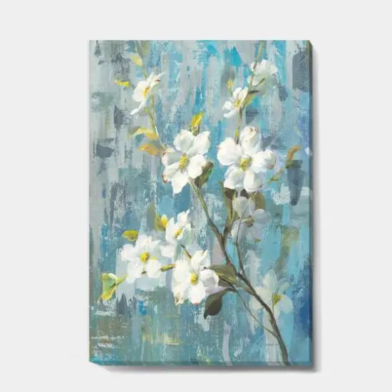 Designart - Pastel Magnolia II - Floral & Botanical Premium Canvas Wall Art {1}