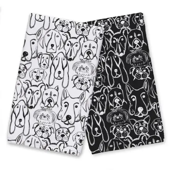 Funny Dog No.2 Tea Towel Set {1}