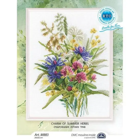 RTO Charm Of Summer Herbs Cross Stitch Kit {3}