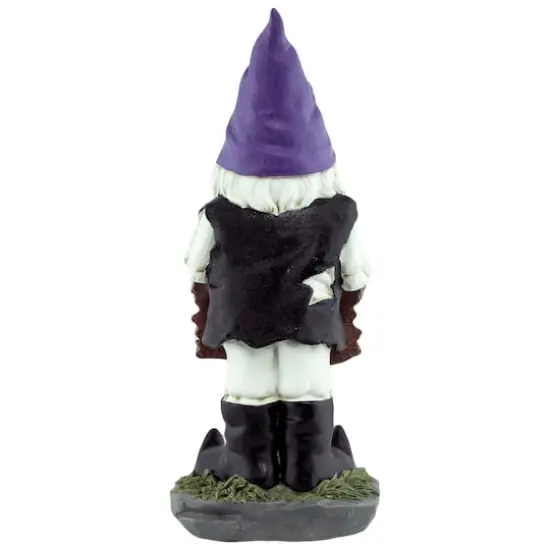 11.75" Gnome Skeleton "Keep Out" Halloween Decoration {6}