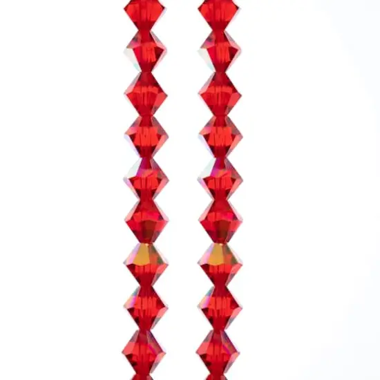 Preciosa Glass Crystal Bicone Beads, 8mm by Bead Landing&trade; Light Siam AB {1}