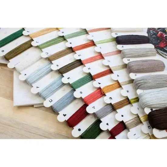 Luca-S Santa's Express Counted Cross Stitch Kit {12}