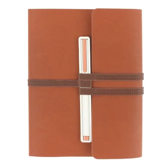 Tan Journal with Pen Closure by Artist's Loft&trade; {1}