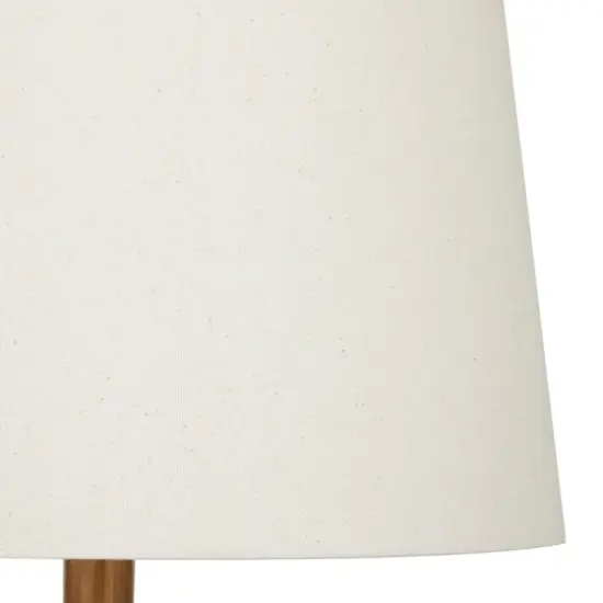 Brown Polystone Table Lamp Set of 2 13", 26" {8}