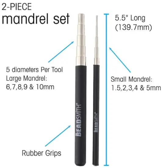 The Beadsmith&reg; Carbon Steel Mandrel Set {7}