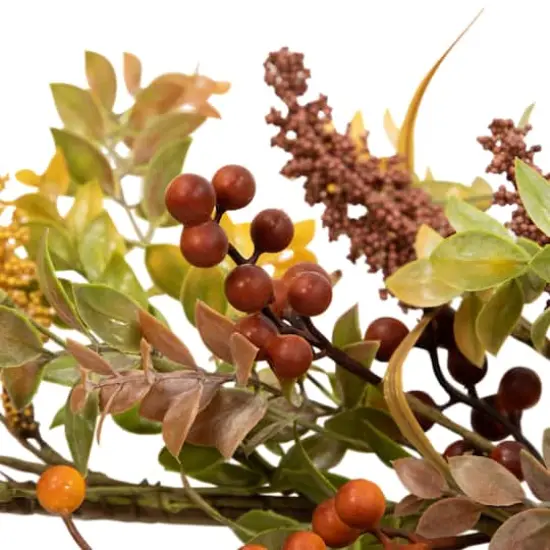 5ft. Real Touch&trade;️ Greenery & Berries Fall Harvest Garland {7}