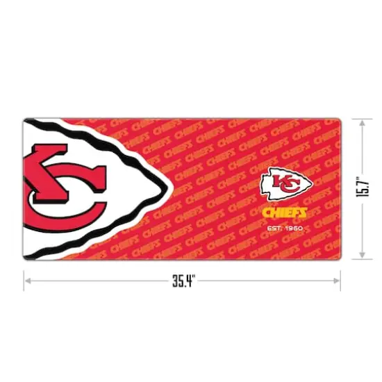 Logo Series Desk Pad Kansas City Chiefs {4}