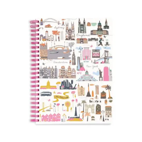 Steel Mill & Co.&reg; Travel Icons Mini Spiral Notebook {1}