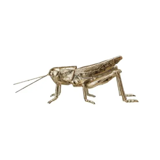 Hello Honey&reg; 5.5" Gold Gilded Garden Grasshopper D&eacute;cor {3}
