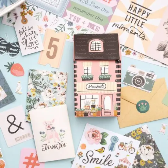 Maggie Holmes Market Square Mini House Card Set {6}