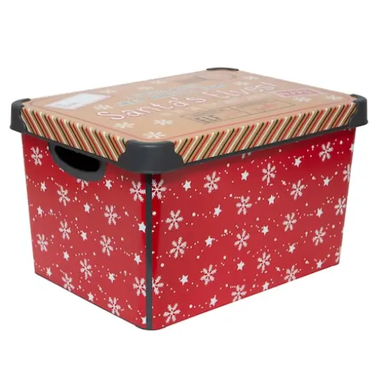 Simplify Santa's Elves Storage Tote Bin {1}