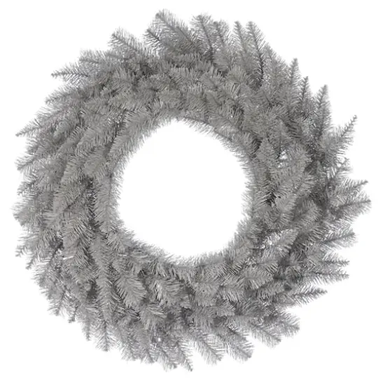 36" Platinum Fir Wreath {1}
