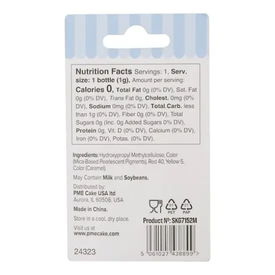 PME Cake Sweet Street&reg; Edible Glitter Stars Gold {6}