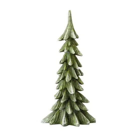 Glitzhome&reg; 14.75" Green Christmas Tree Table D&eacute;cor {5}