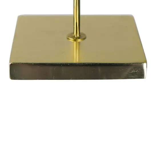 Hello Honey&reg; 7" Marbled Turquoise Decorative Agate Slice Accent on Metal Stand {5}