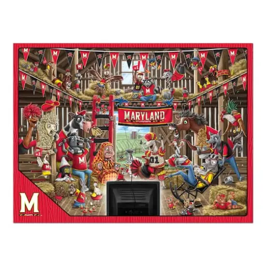 College Barnyard Fans 500 Piece Puzzle Maryland Terrapins {5}
