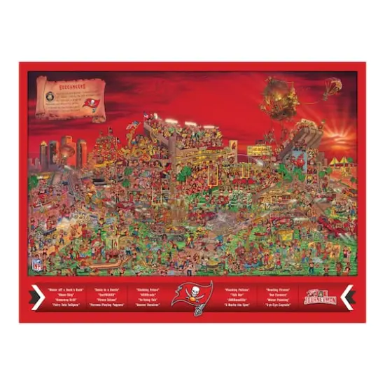 Joe Journeyman NFL 500 Piece Jigsaw Puzzle Tampa Bay Buccaneers {6}