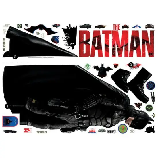 RoomMates Batman Peel & Stick Giant Wall Decals {1}