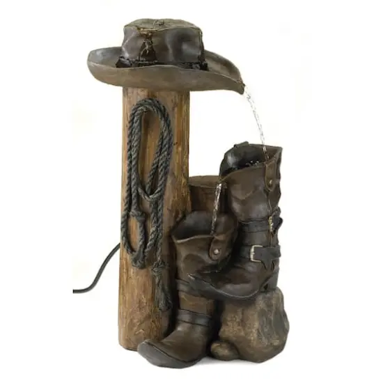 22.5" Wild Western Water Fountain {1}
