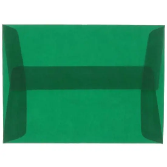 JAM Paper A10 Translucent Vellum Invitation Envelopes, 25ct. Leaf Green {2}