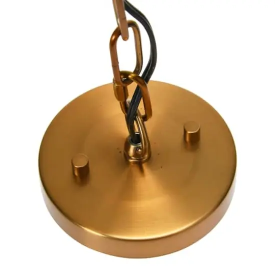 Hello Honey&reg; 5.9ft. Metal Ceiling Light Black and Bronze {6}