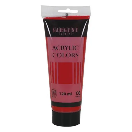 Sargent Art&reg; Acrylic Paint, 120 mL, 6ct. Naptholene Carmine {4}