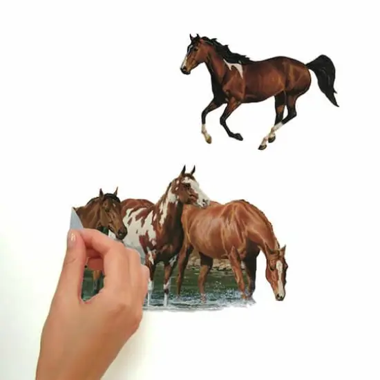 RoomMates Wild Horses Peel & Stick Wall Decals {5}