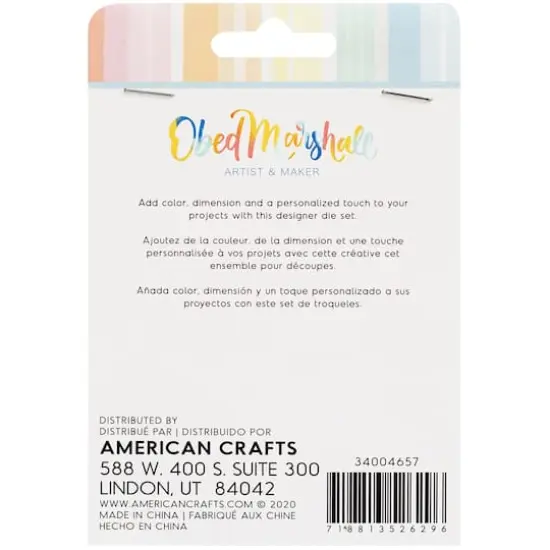 American Crafts&trade; Obed Marshall Buenos Dias Die Set {4}