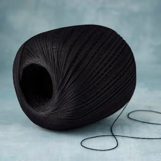 Crochet Thread by Loops & Threads&reg; Black {3}