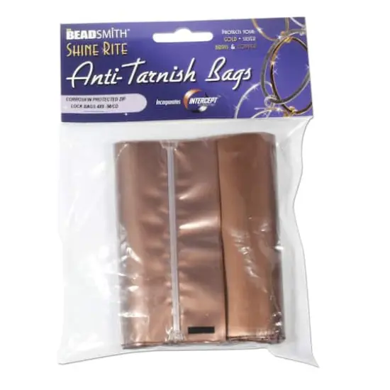 The Beadsmith&reg; 4" x 6" Anti-Tarnish Bags {4}