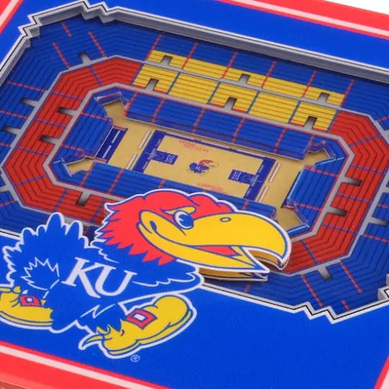 NCAA 3D StadiumView Coasters Kansas Jayhawks {5}
