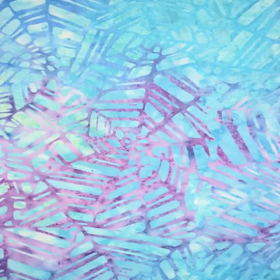 Feldman Premium Indonesian Batik Turquoise Crackle Fabric {1}