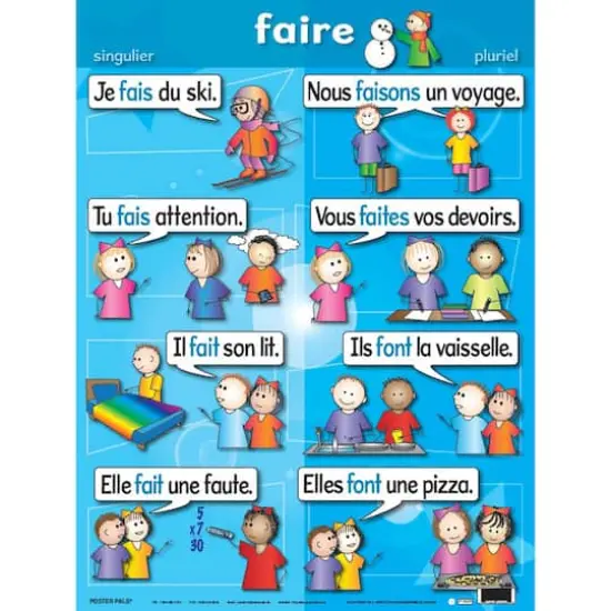 Poster Pals&reg; French Verb Posters, 7ct. {8}