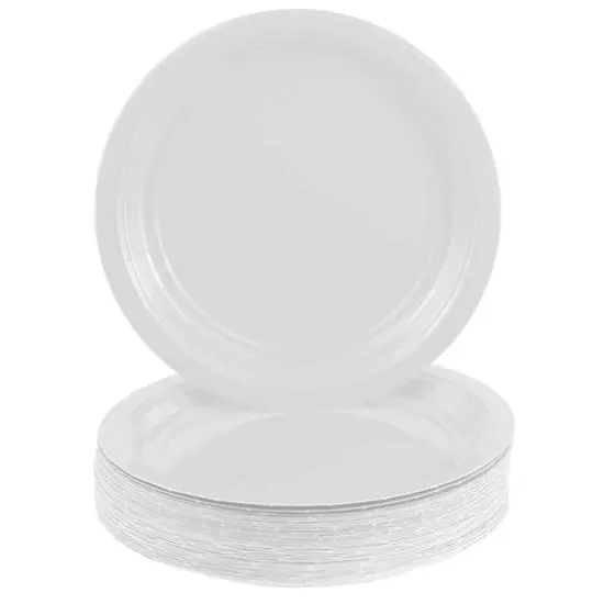 JAM Paper 7" Paper Party Plates, 50ct. White {4}