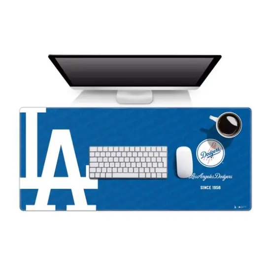 MLB Logo Series Desk Pad Los Angeles Dodgers {1}