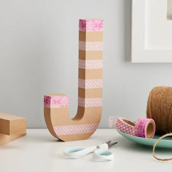 8" MDF Block Letter by Make Market&reg; J {3}