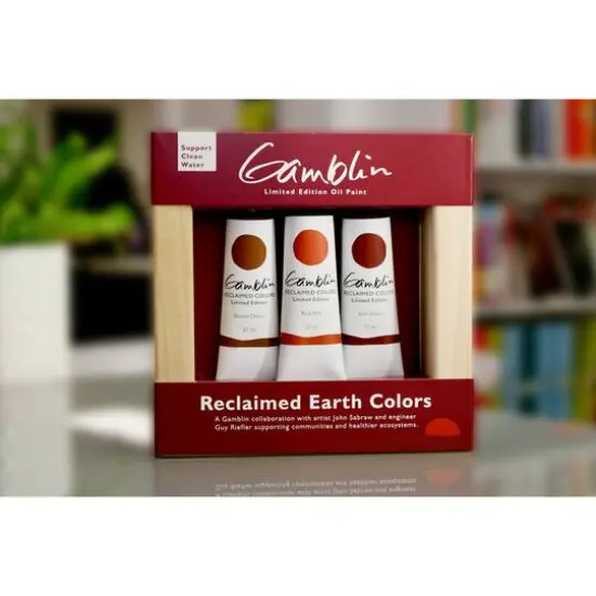 Gamblin Reclaimed Earth Colors Limited Edition Oil Color Set {4}