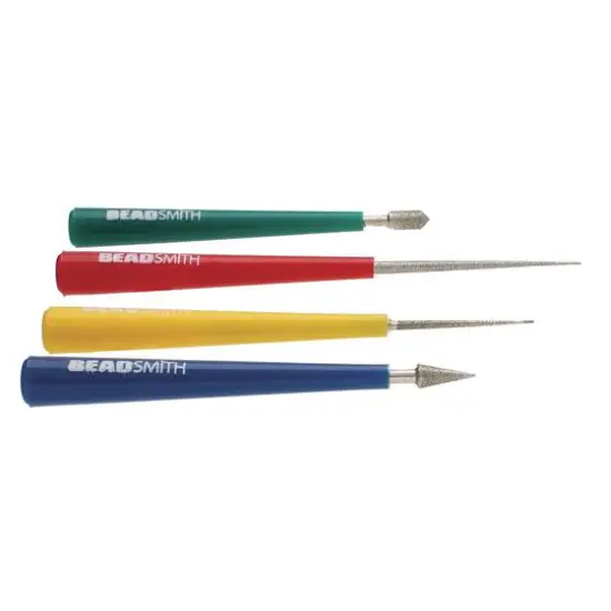 The Beadsmith&reg; 4 Piece Bead Reamer Set {4}