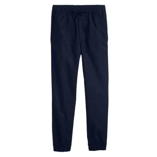 Galaxy by Harvic Boy's Slim Fitting Cotton Stretch Classic Twill Joggers Navy {1}