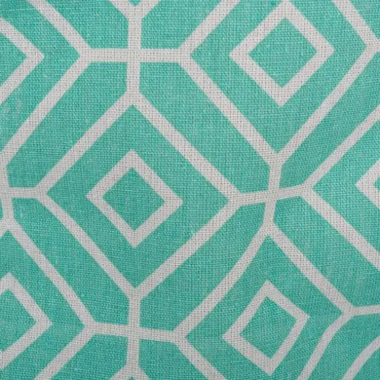 DII&reg; Large Stained Glass Print Rectangular Bin Aqua {4}