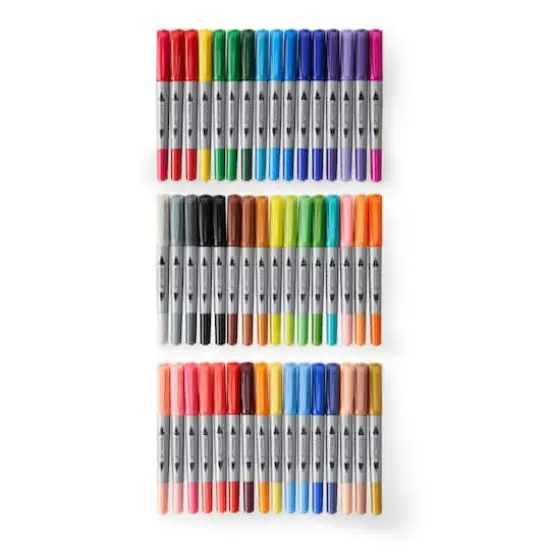 48 Color Dual Tip Permanent Markers by Artist's Loft&trade; {1}